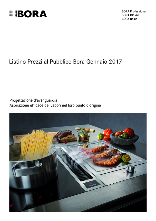 Catalogo Listino BORA - Gennaio 2017