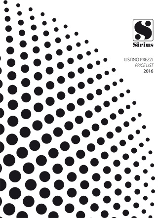 Catalogo Listino SIRIUS Gennaio 2016