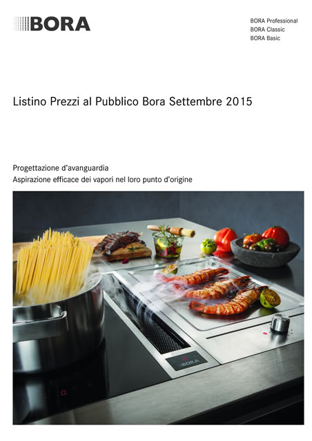 Catalogo Listino BORA - Settembre 2015