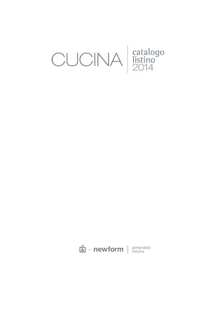 Catalogo Listino NEWFORM - Giugno 2014