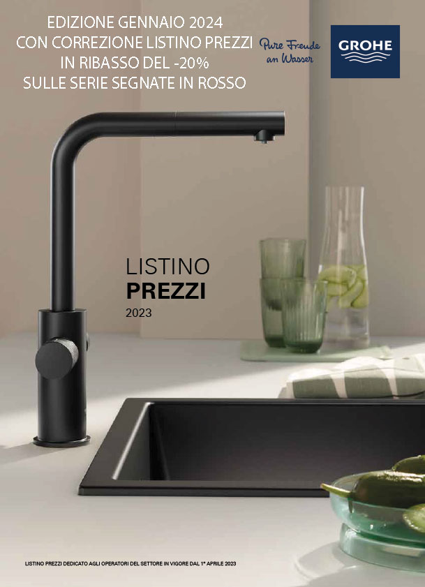 Catalogo Listino GROHE - Gennaio 2024