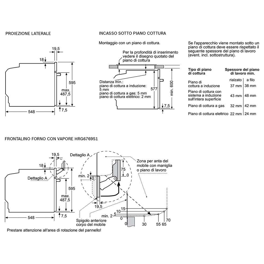 BOSCH@HRG6769S6 Forno Impulso Vapore A / Inox - immagine 3
