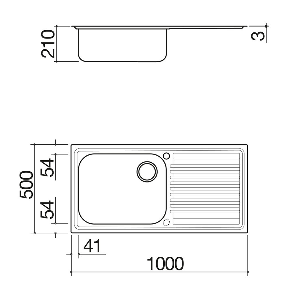 BARAZZA 1LFS10D Lavello B_FAST 100.1.IBR / Inox.D - immagine 2