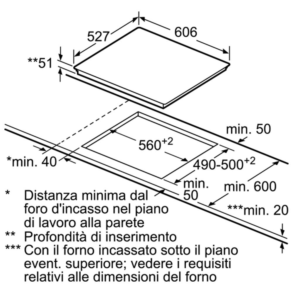 BOSCH PXE675DC1E Induzione 60 / Nero - immagine 3
