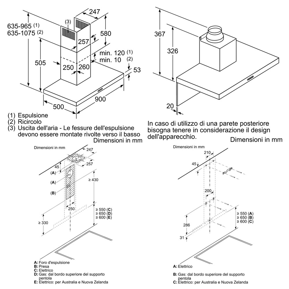 BOSCH@DWB96BC60 Cappa 90 / Nero - immagine 3