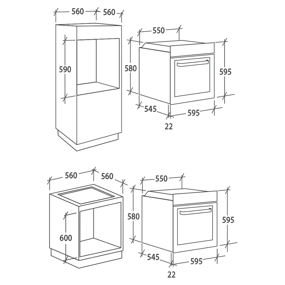 CANDY@FCPS815XL1E Forno M.Funzione / Inox - immagine 2