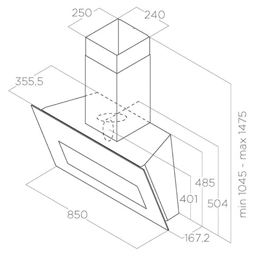 ELICA BLOOMS DEKT/A/85 Cappa / Dekton.Sirius - immagine 3
