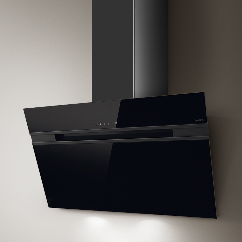 ELICA STRIPE BL/A/90 Cappa / Cr.Nero - immagine 2