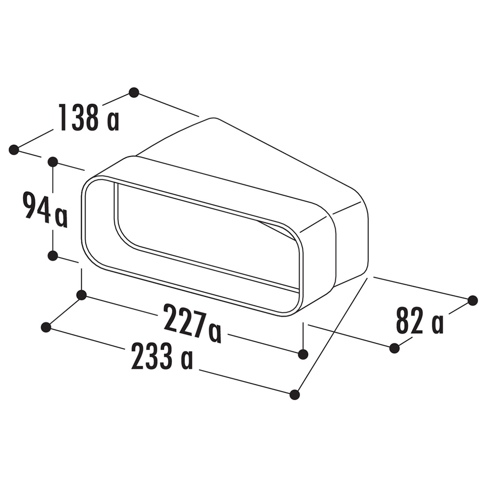 ELICA@KIT0121002 Giunto O? 158x59 / Bianco - immagine 2