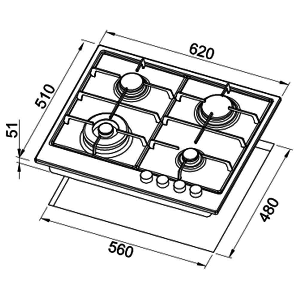 ELLECI@PMSS60279WSG Cottura STYLE 60 / Aluminium - immagine 3