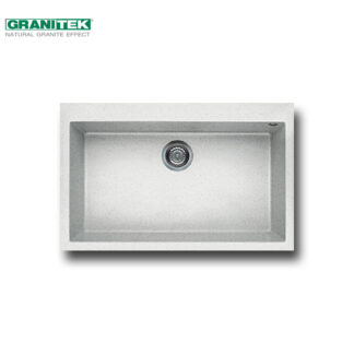 ELLECI@LGQ13052 Lavello QUADRA / Bianco.Pietra