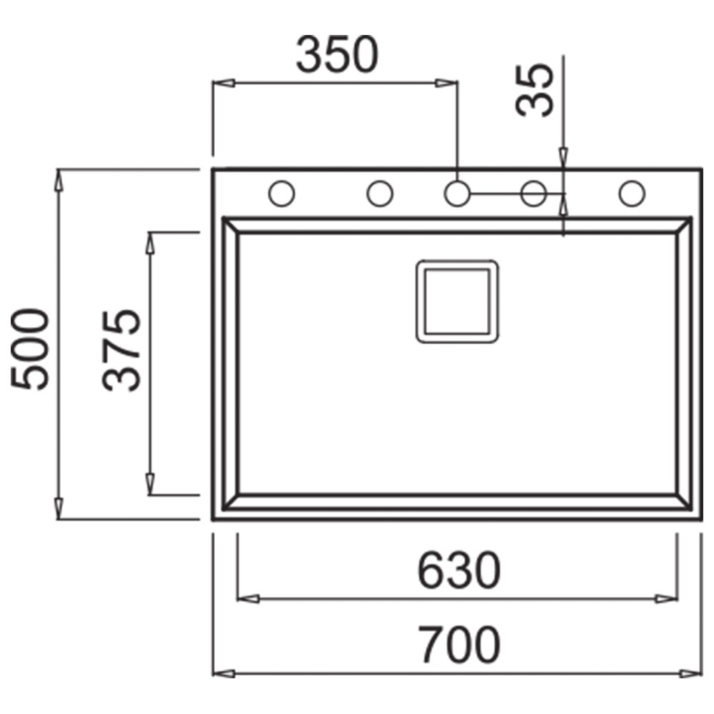 ELLECI LMK12073 Lavello KARISMA 120 / Titanium - immagine 2