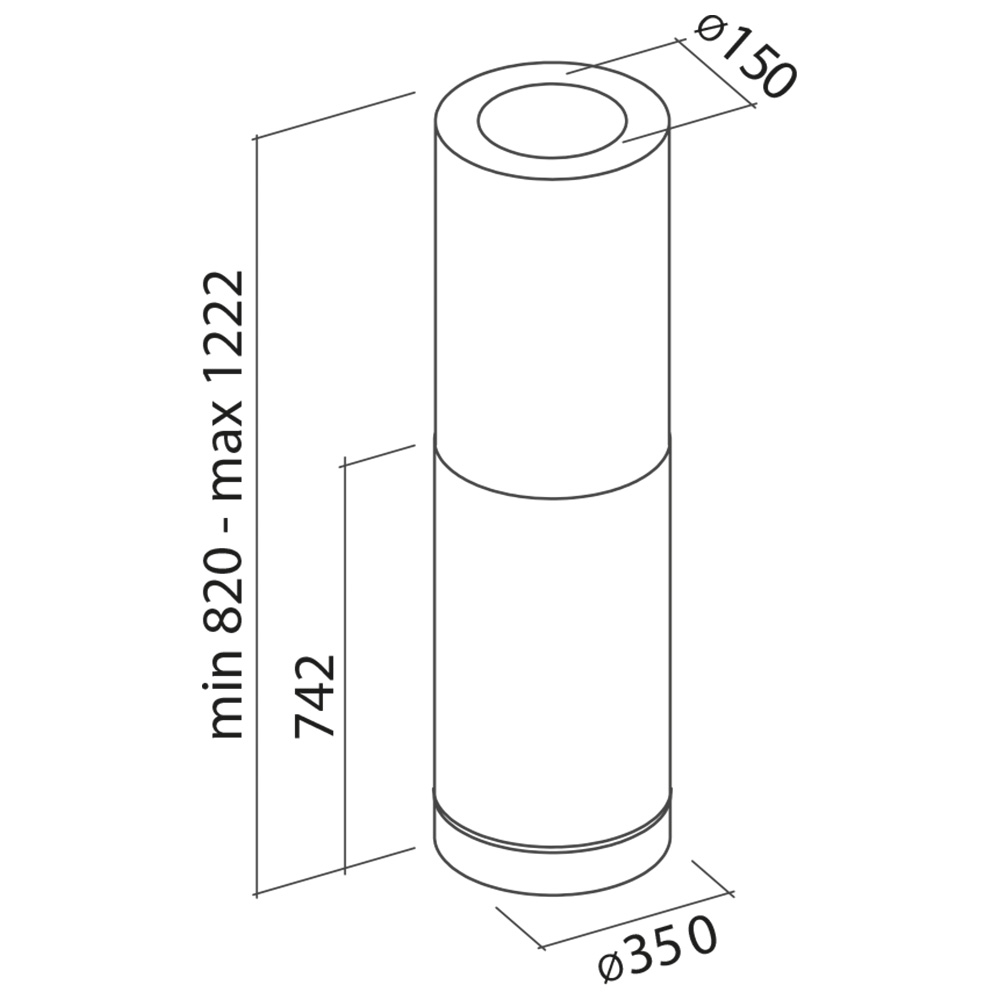 FALMEC@POLAR LIGHT.IS 35 Cappa Isola / Inox - immagine 2