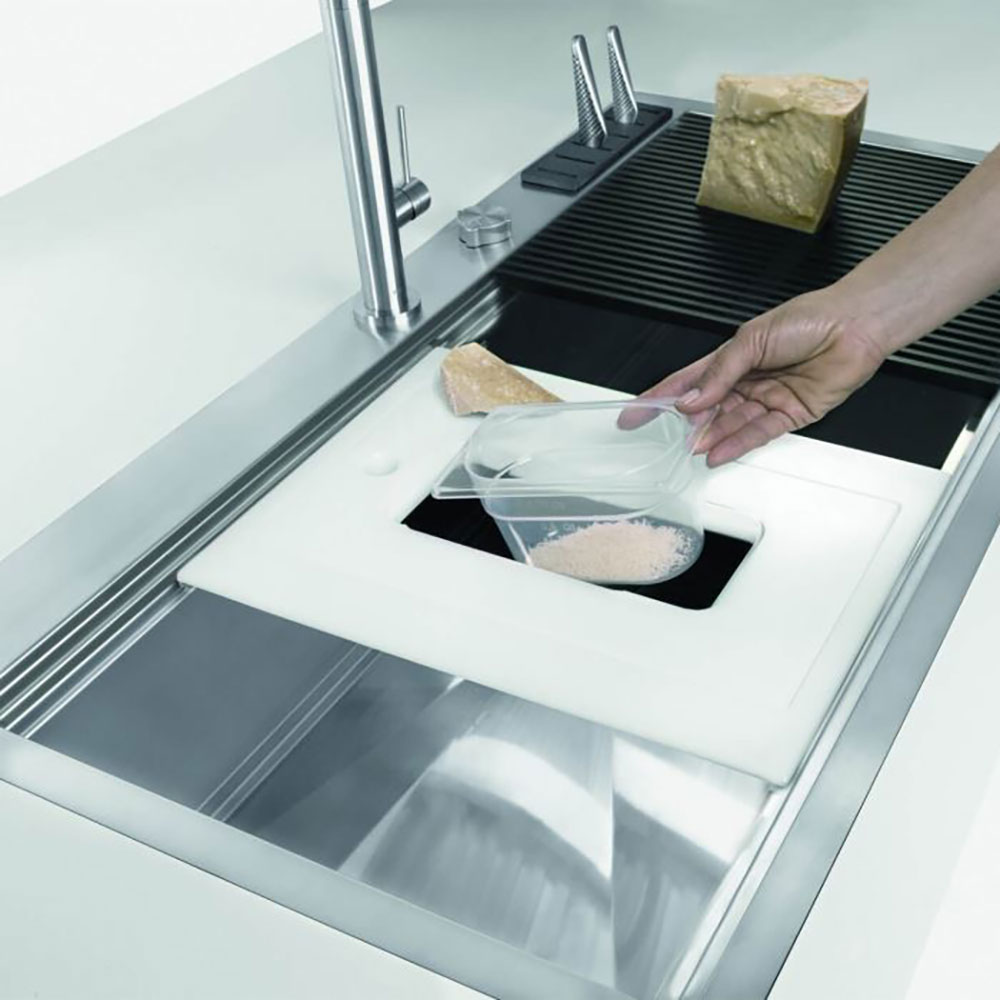 FOSTER@1017.050 Vasca MILANO 97.1V.FT / Inox - immagine 4
