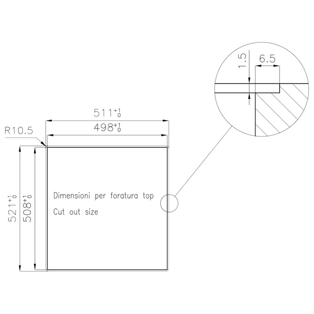 FOSTER@2264.050 Vasca KE 51 1V.FT / Inox - immagine 3