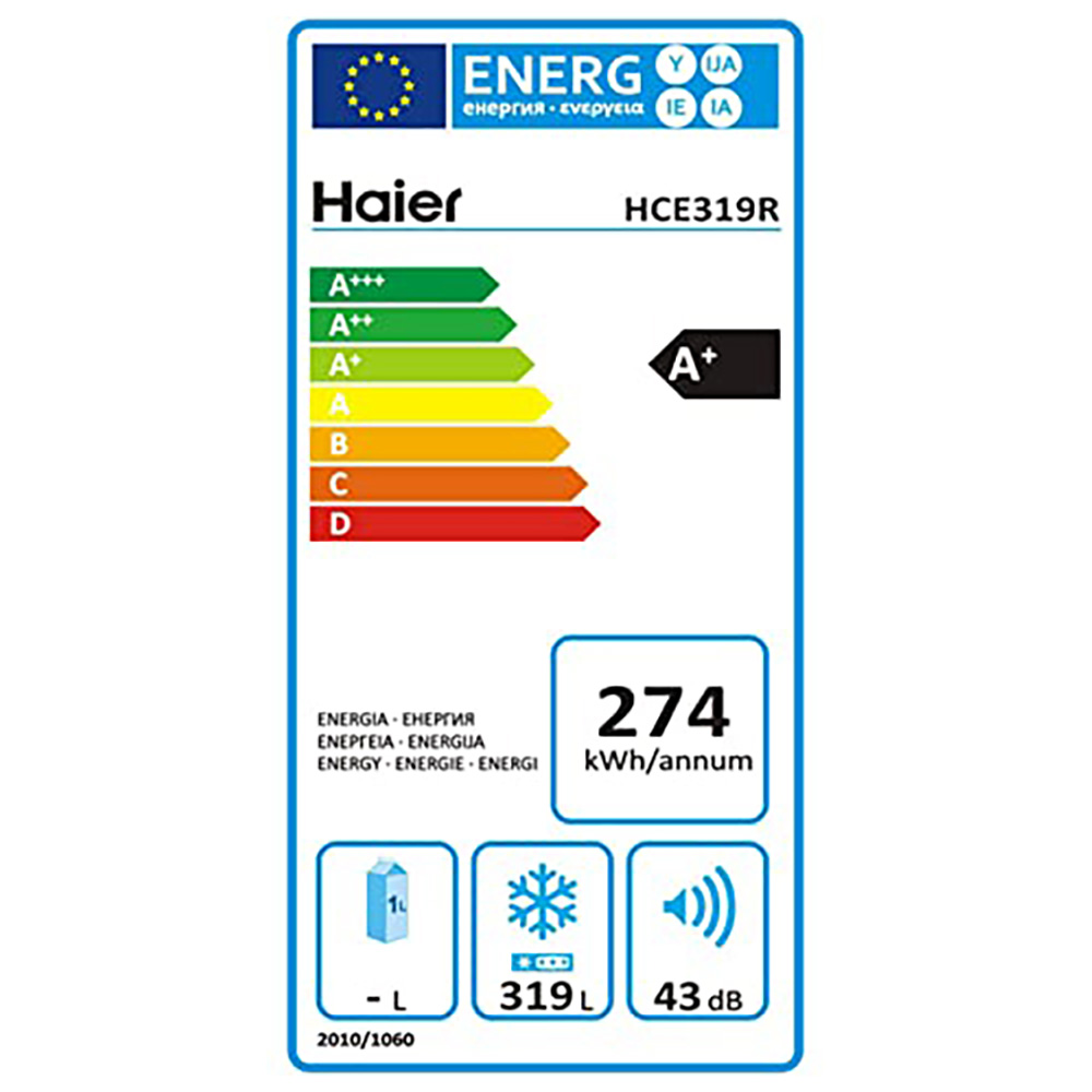 HAIER HCE319R Congelatore Pozzo / Bianco - immagine 3