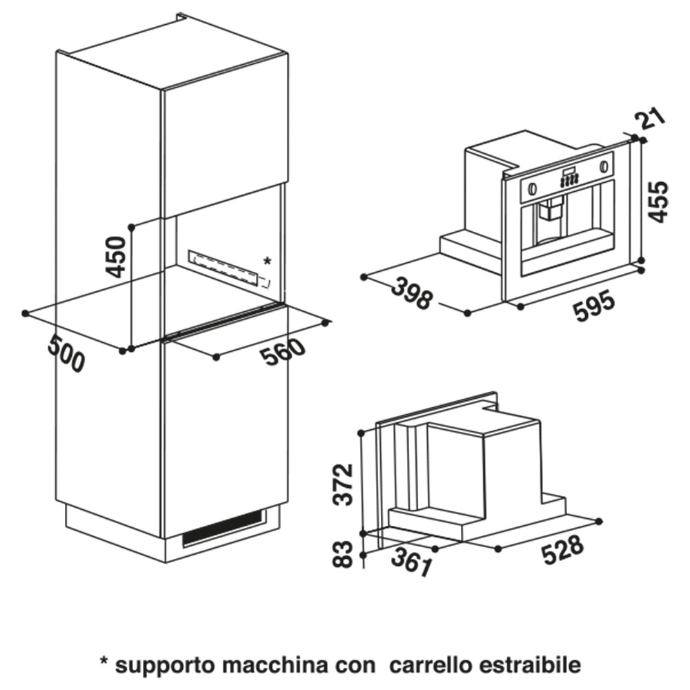 HOTPOINT@CM9945 Macchina Caffe` / Inox - immagine 2
