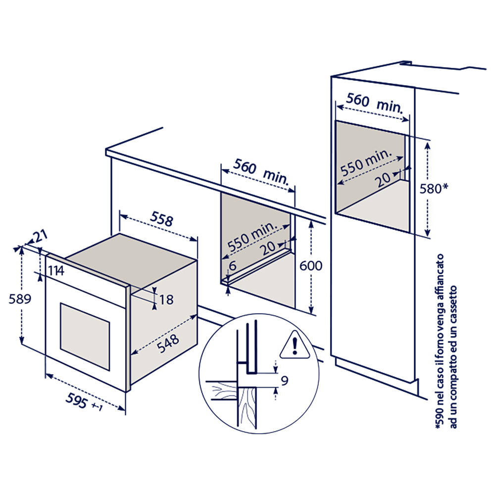 ELECTROLUX@FS73XE Forno 7F A / Inox - immagine 2