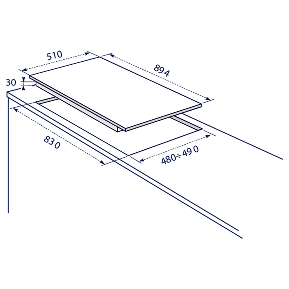 ELECTROLUX KGS9536RS Cottura 90 5Z / Sabbia - immagine 2
