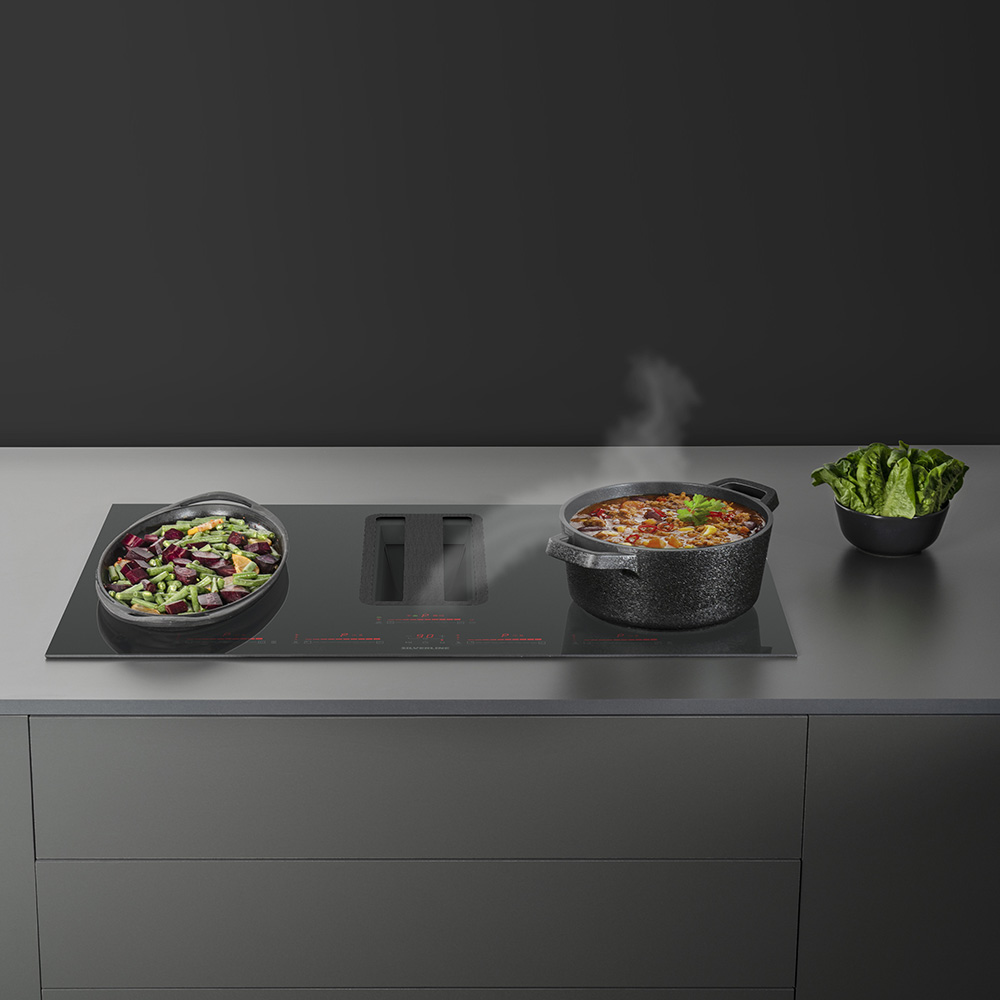 SILVERLINE 7110.8.733.01 Cappa Work Top / NeroABC - immagine 3