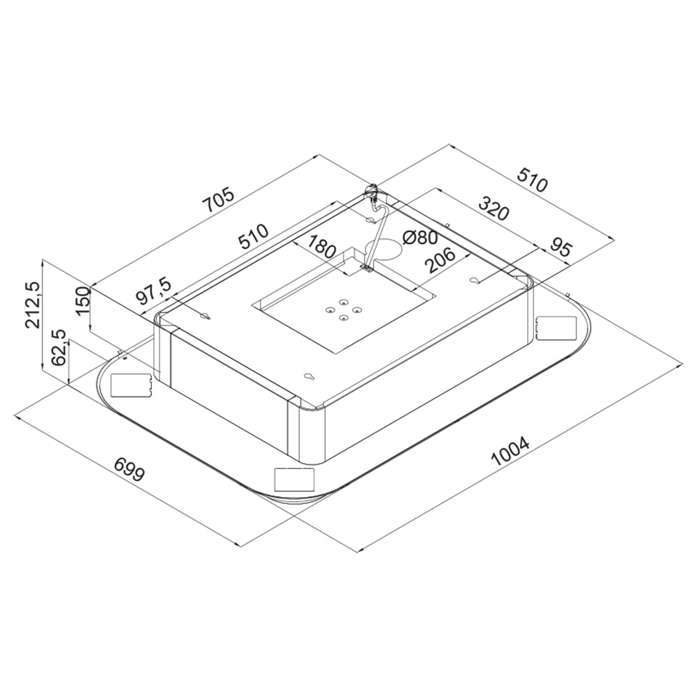 SILVERLINE@4265.1.733.01 Cappa Soffitto / Bianco - immagine 3