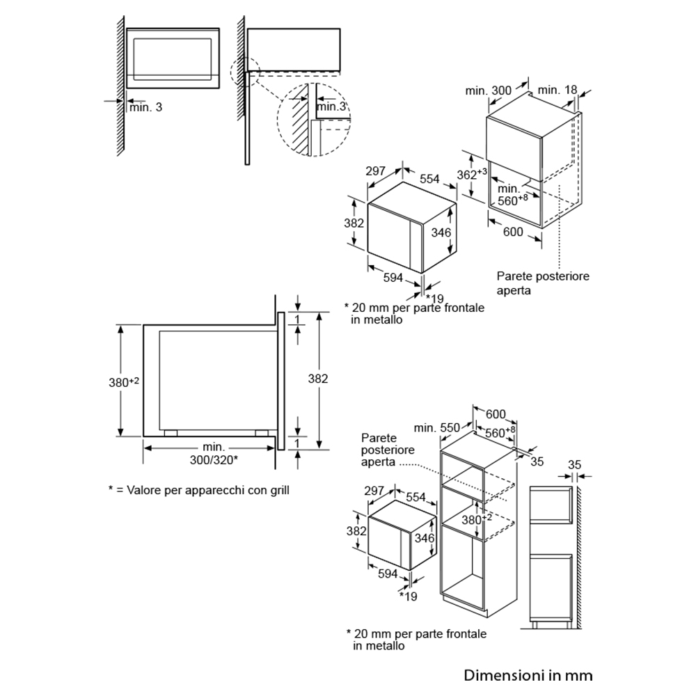 SIEMENS@BF523LMS0 MicroOnde senza Grill / Nero* - immagine 2