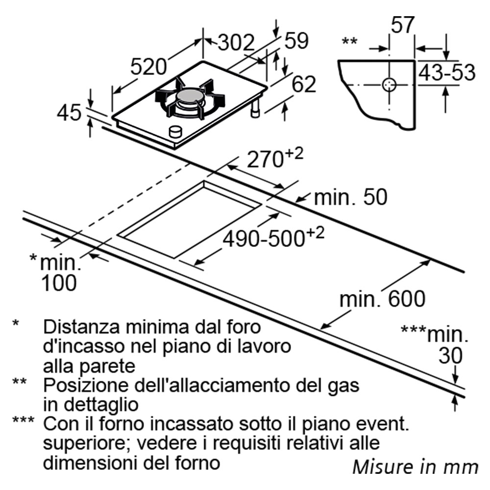 SIEMENS@ER3A6AD70 Piano Gas 30 / Nero - immagine 4