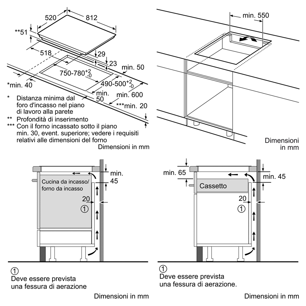 SIEMENS@EX875LVB1E Piano Induzione 80 / Nero** - immagine 3