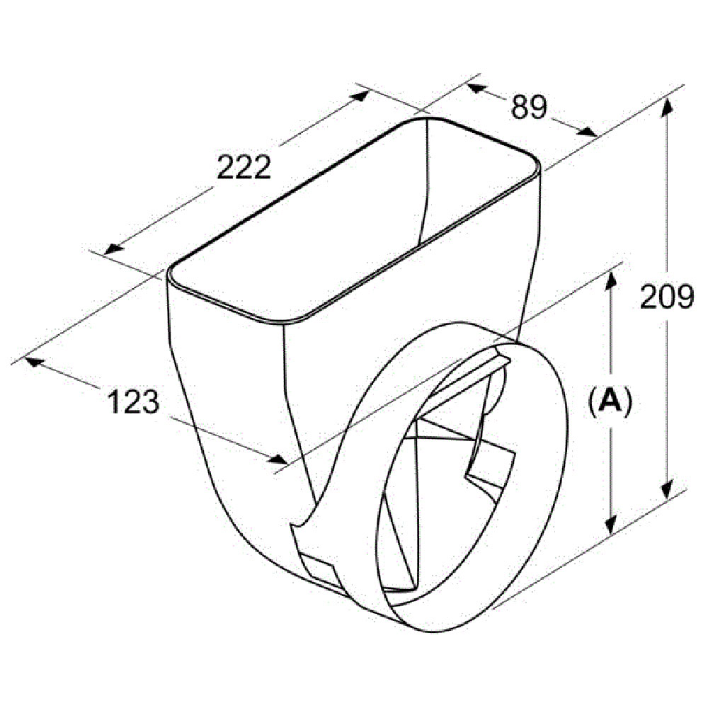 SIEMENS@HZ9VDSI1 Adattatore da Tondo a Piatto 90° - immagine 2
