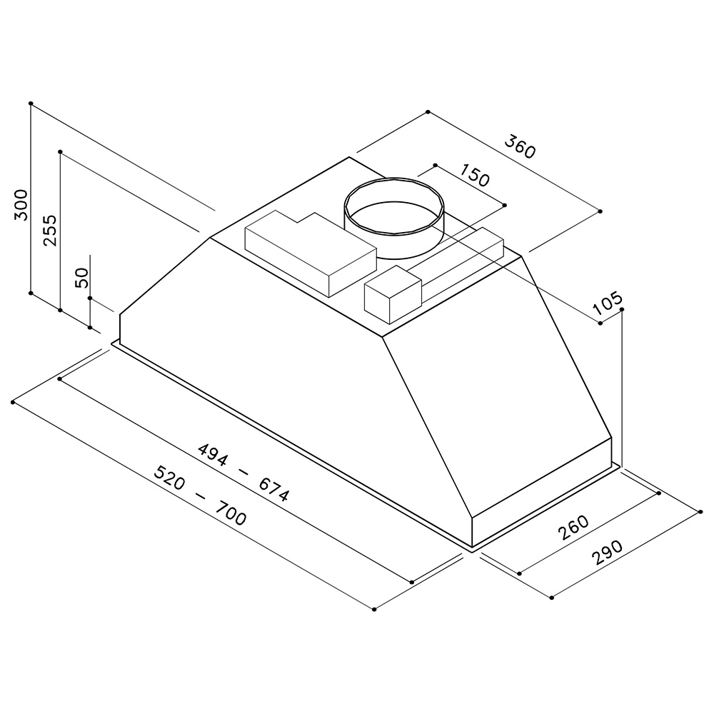 SIRIUS SLT900/X/52 Gruppo Incasso / Inox - immagine 2