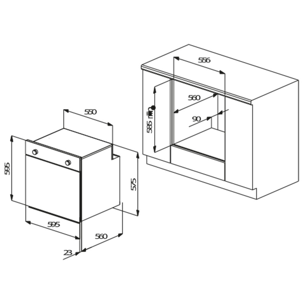 TELMA@FIMOD.IX Forno 60 / Inox - immagine 2