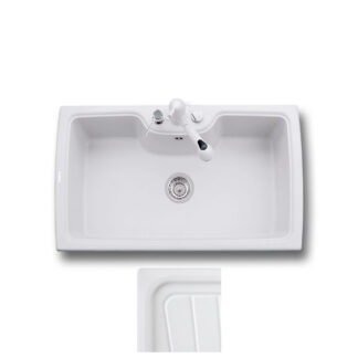 TELMA HR0860.28 Lavello TG HARMONY / Bianco.Latte