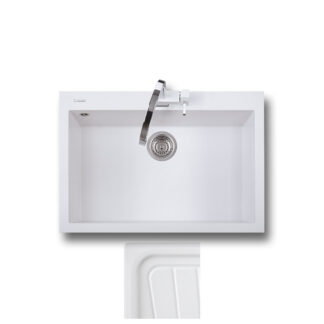 TELMA ON7610.28 Lavello TG CUBE / Bianco.Latte