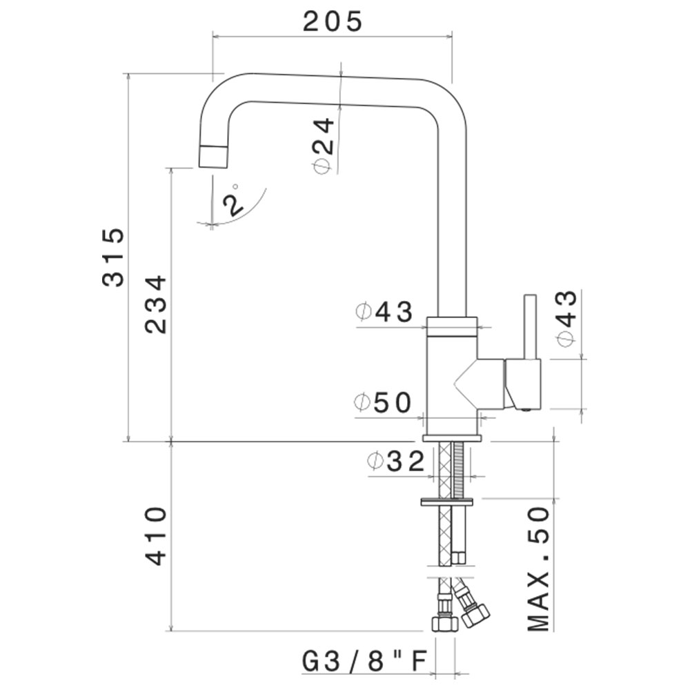 VEMA Mix RIACE V15020.B0.010 / Cromo - immagine 2